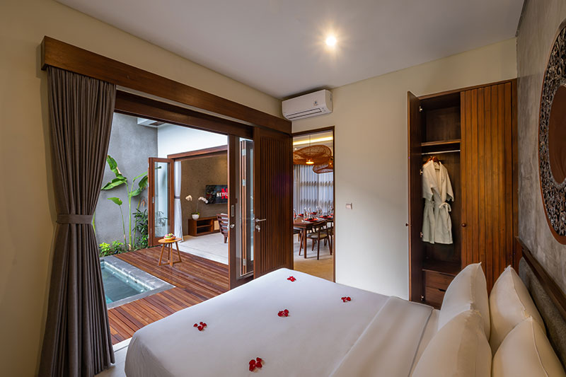 Cluster Three Bedroom Private Pool Villa - 1st Floor Bedroom